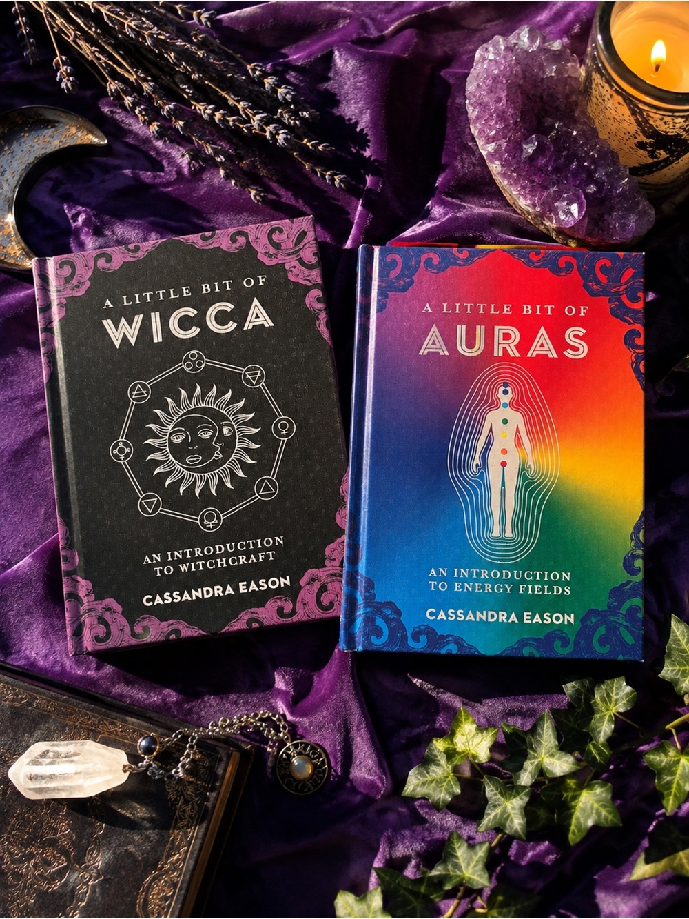 Cassandra Eason Wicca & Auras Hardcover Book Set